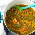 Okra curry