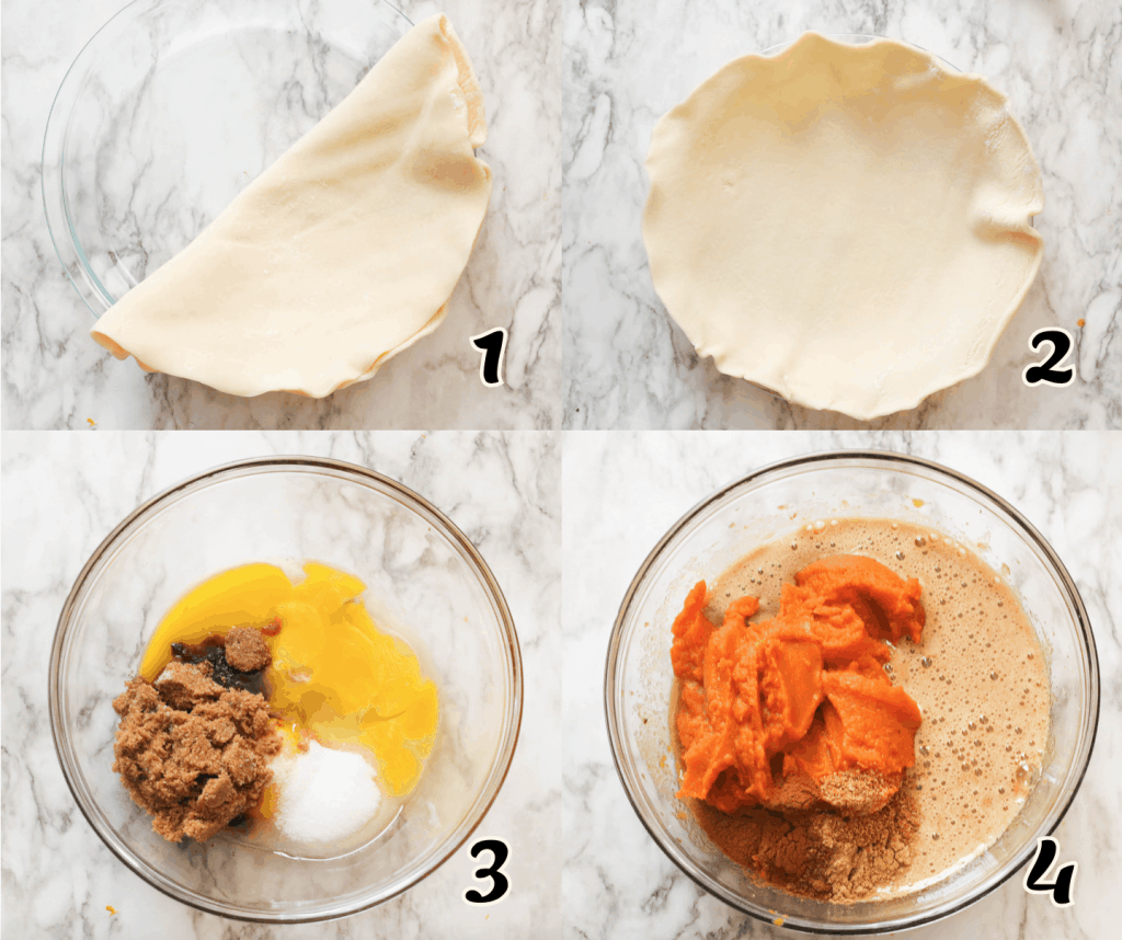 Pie Crust and filling 1-4