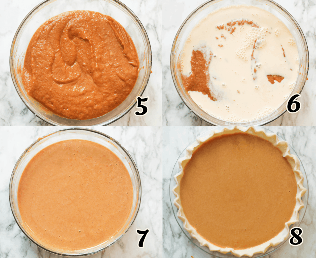 Pumpkin Pie Instructions 5-8