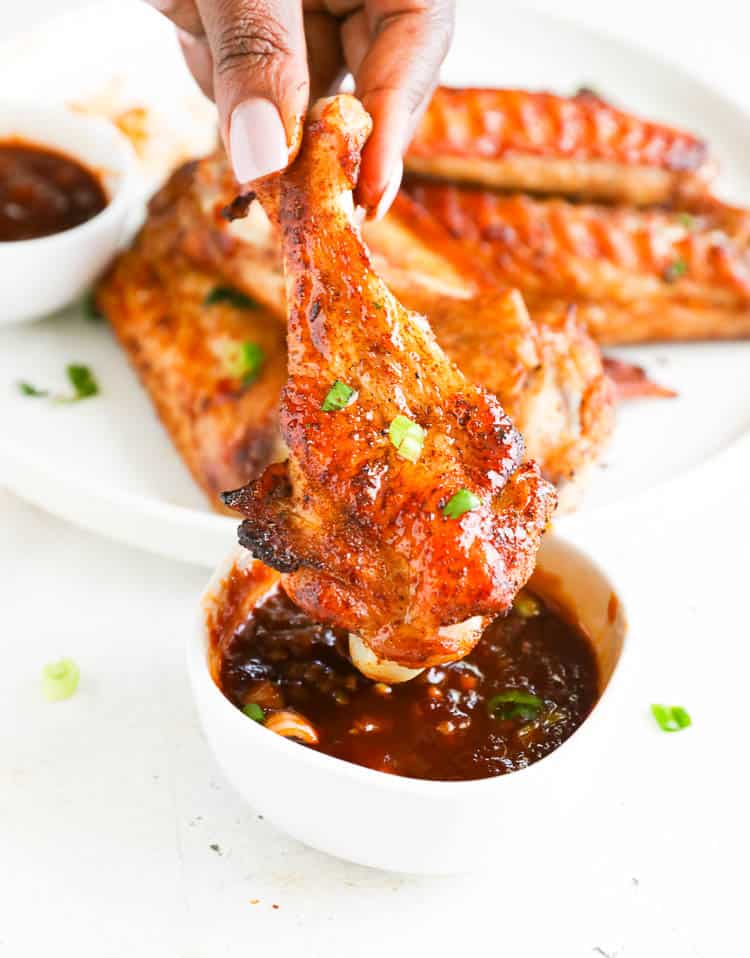 Baked Turkey Wings (CRISPY Skin And JUICY Meat!)