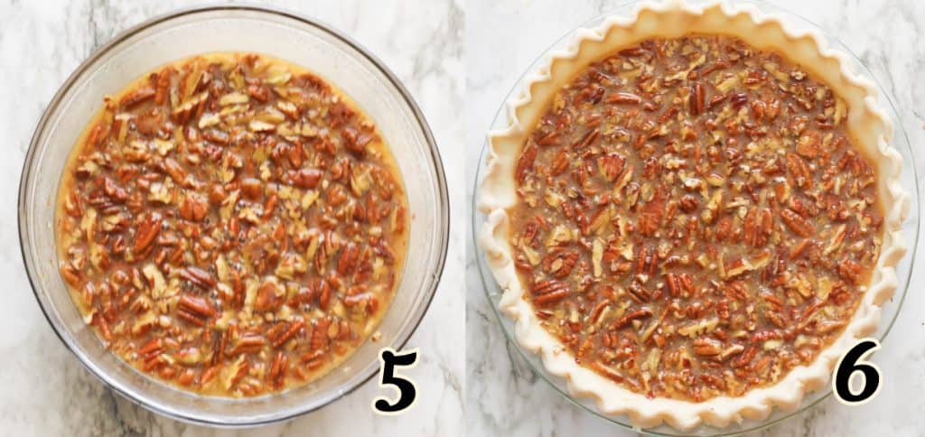 Bourbon Pecan Pie Instructions 5-6