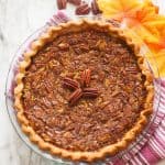 Bourbon Pecan Pie on Table