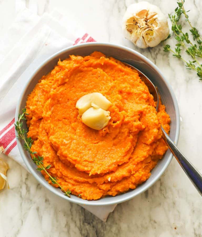 Mashed Sweet Potatoes (In 2 Versions + VIDEO) - Immaculate Bites