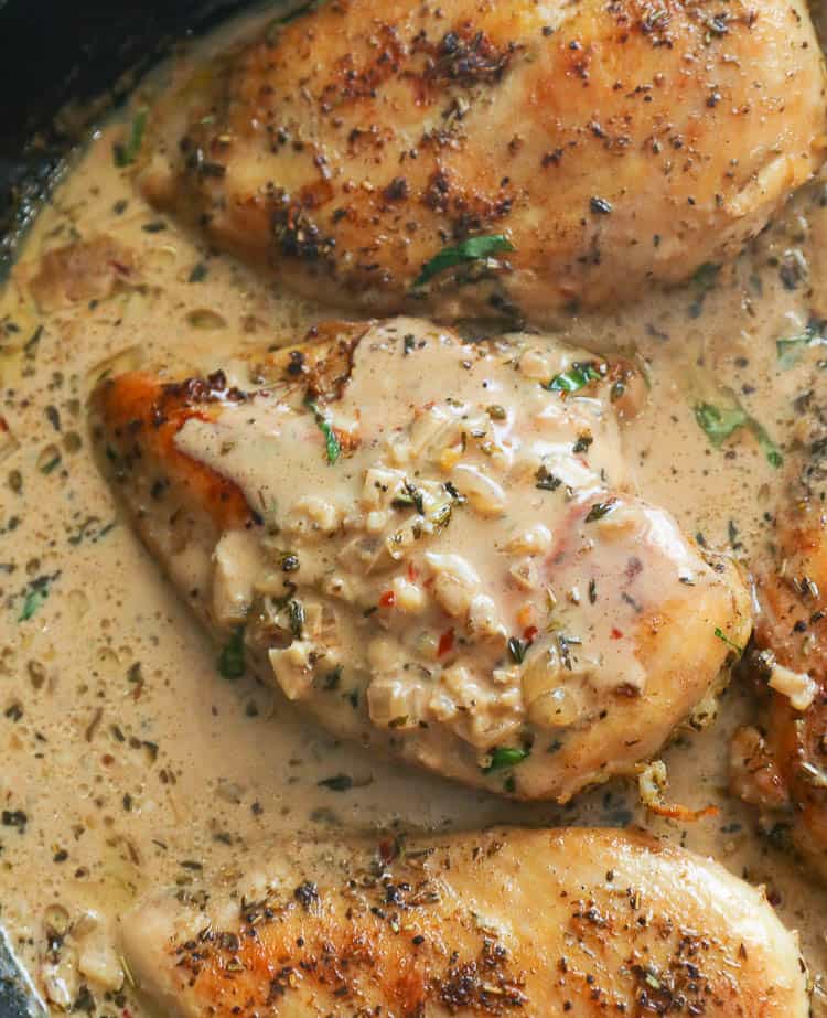 Saucy and Creamy Balsamic Chicken