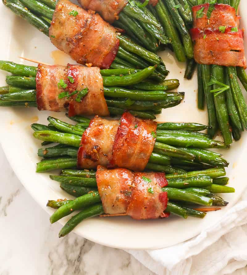 Bundles of Bacon Wrapped Green Beans