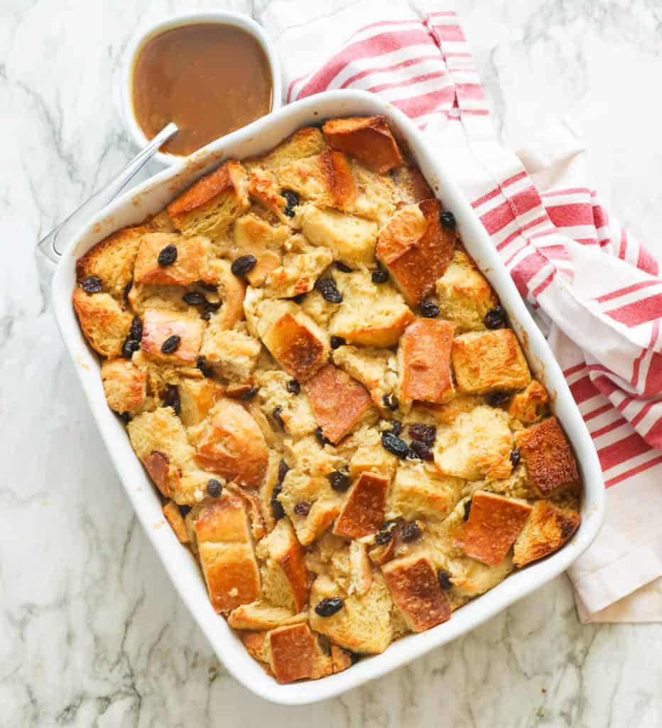 Bread Pudding with Rum Sauce