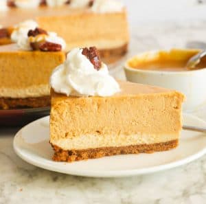 Pumpkin Cheesecake (Plus VIDEO) - Immaculate Bites