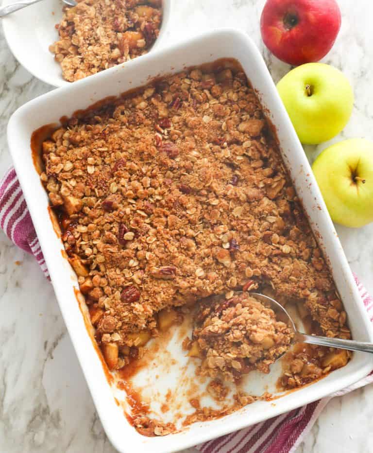 Freshly Baked Apple Crumble