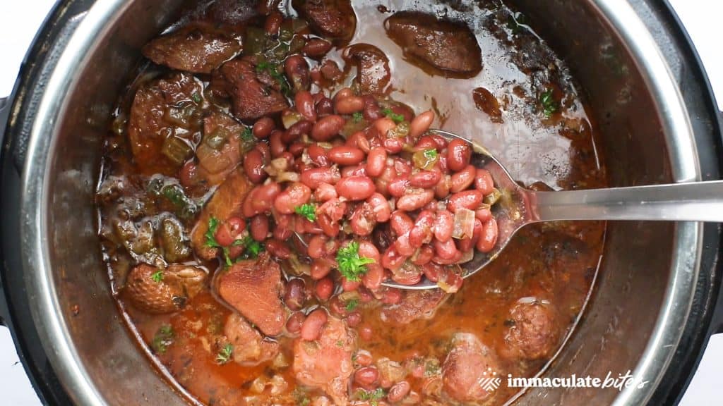 Instant Pot Red Beans and Rice (Plus VIDEO)