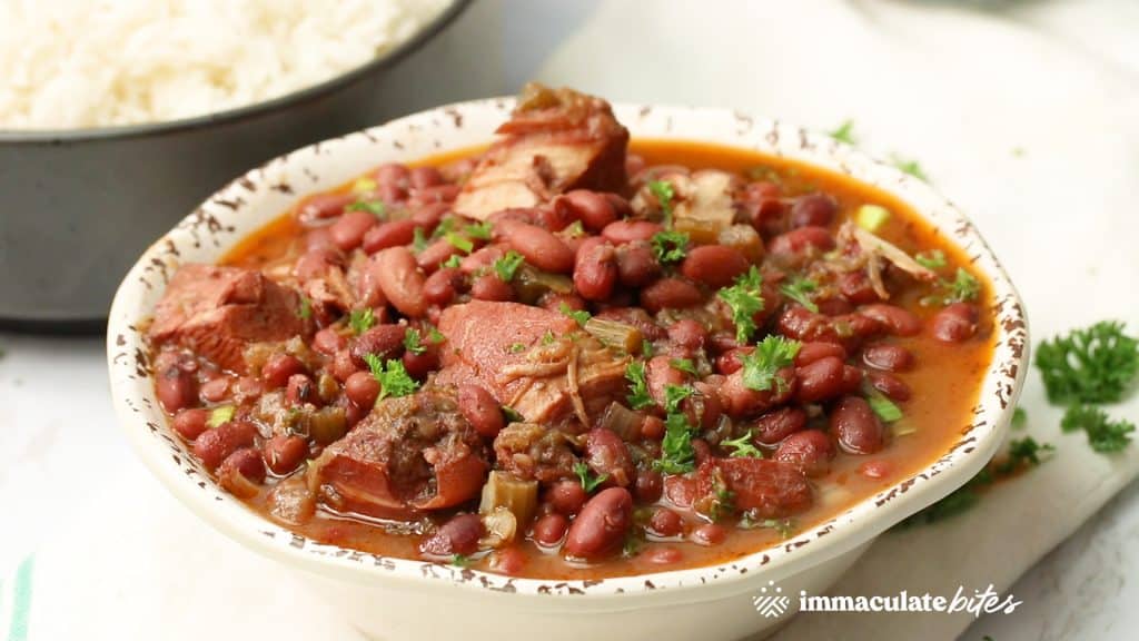 Instant Pot Red Beans and Rice (Plus VIDEO)