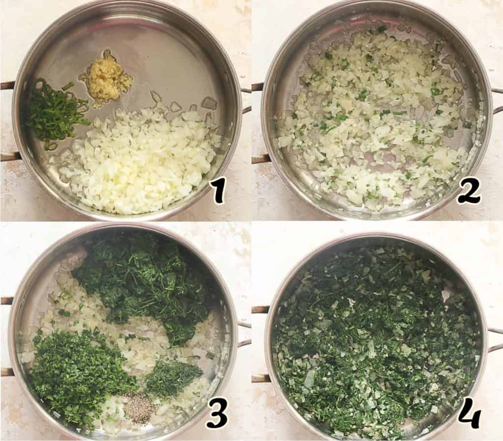 Spanakopita Instructions 1-4