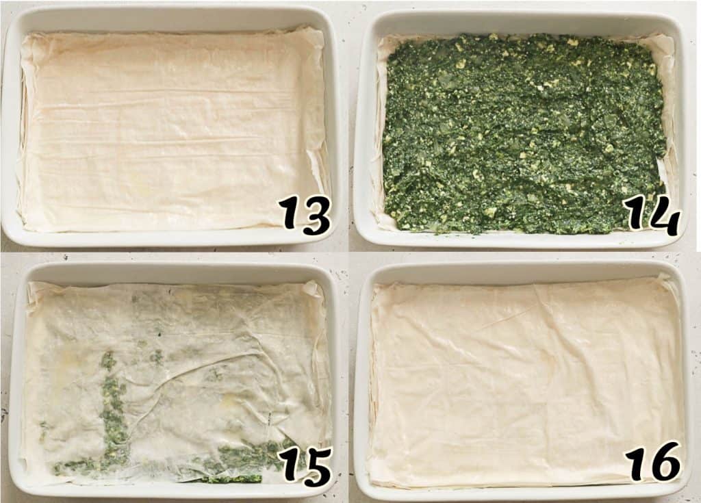 Spanakopita Instructions 13-16