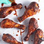 Sticky BBQ Air Fryer chicken