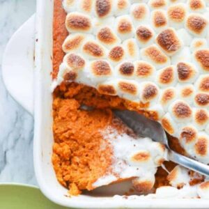 Sweet Potato Casserole with Marshmallows