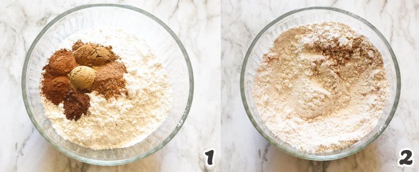 Combining dry ingredients