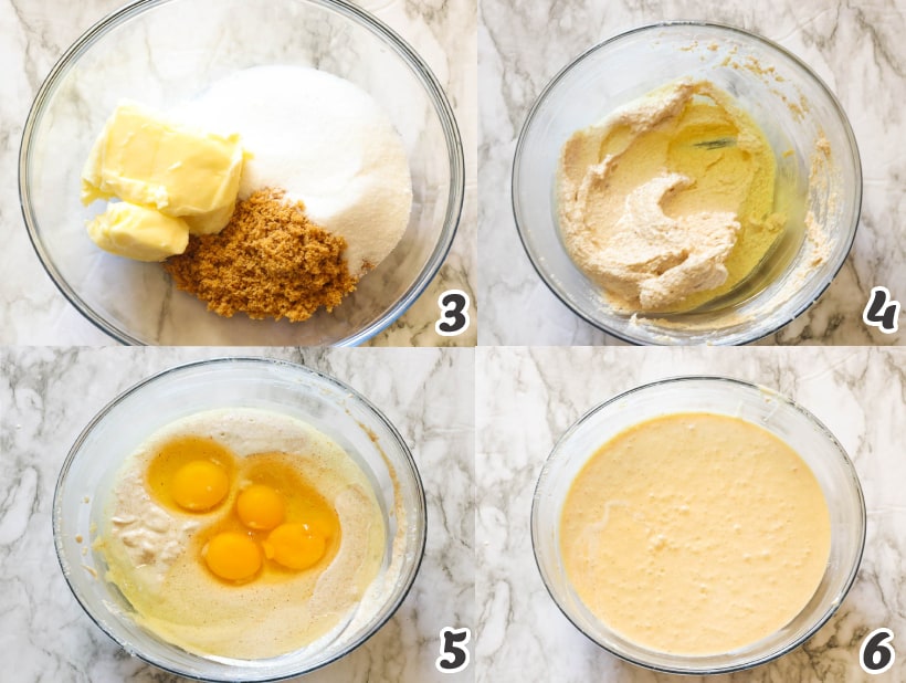 Combining wet ingredients