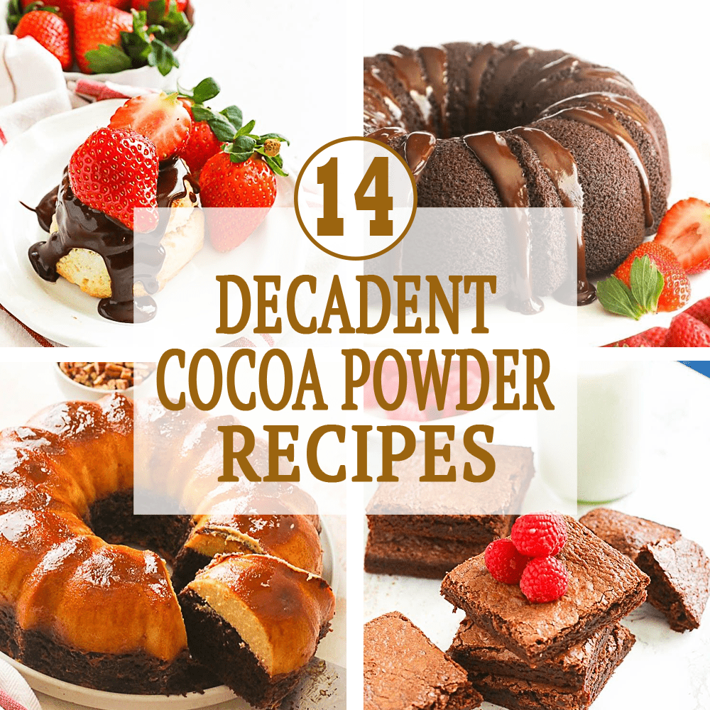14 Decadent Cocoa Powder Recipes