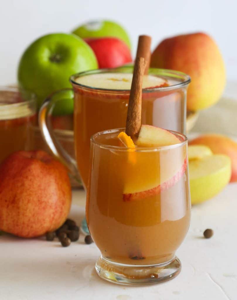 Homemade Apple Cider in a mug