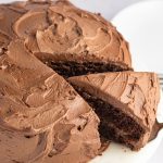 Chocolate Mayonnaise Cake Sliced