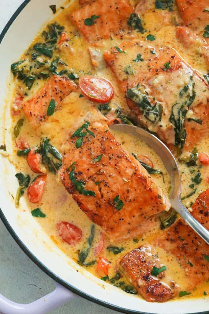 Creamy Tuscan Salmon