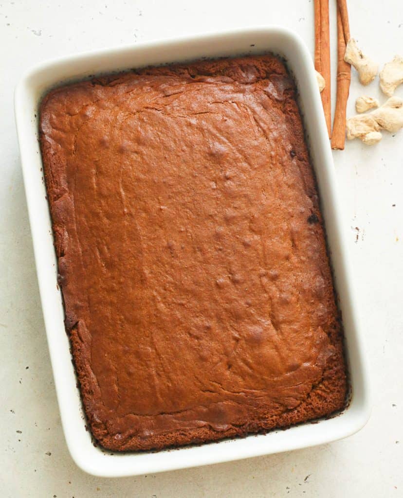 Freshly Baked Gingerbread Cake