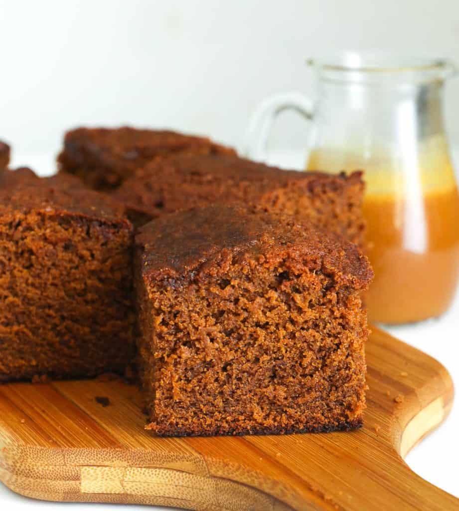 Slices of Gingerbread Cake