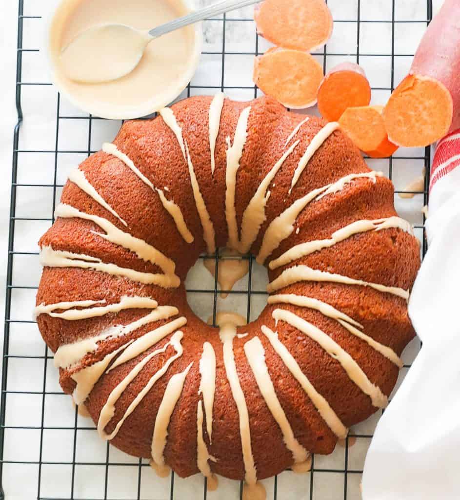 Sweet Potato Pound Cake Fresh From the Oven