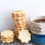 Butter Cookies with a Cup of Tea