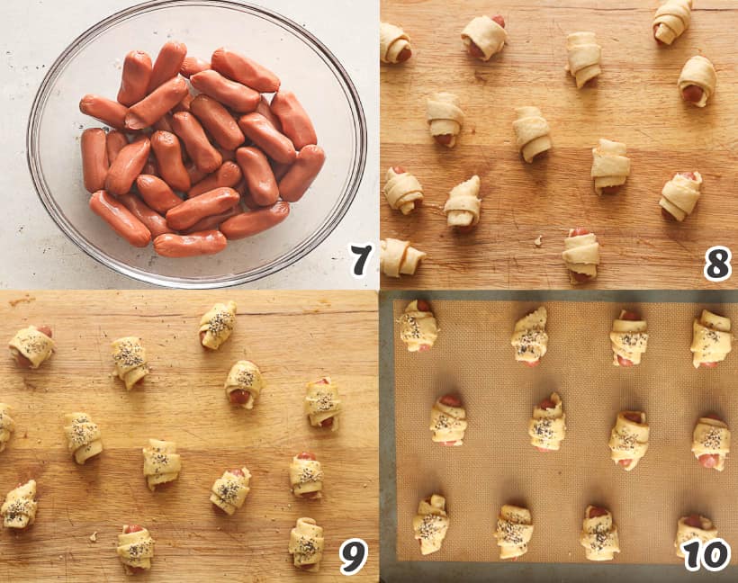 Assemble the Pigs in a Blanket