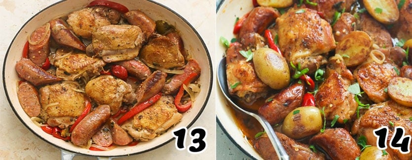 Adding back the chicken