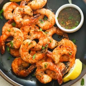 A Plate of Smoked Shrimp