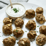 Lamb Meatballs with Herb Yogurt Sauce