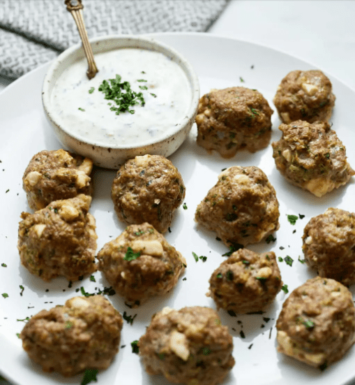 Lamb Meatballs with Herb Yogurt Sauce