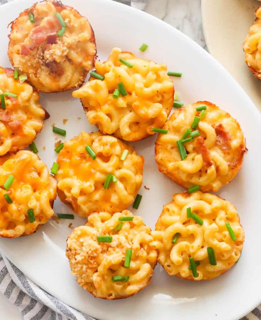 A Platter of Mac and Cheese Bites