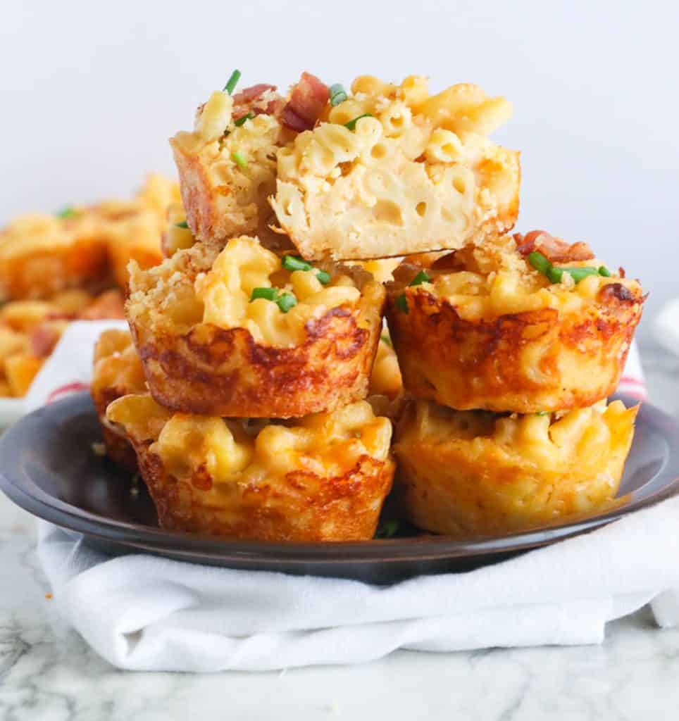 A Bite Off Mac and Cheese Bites