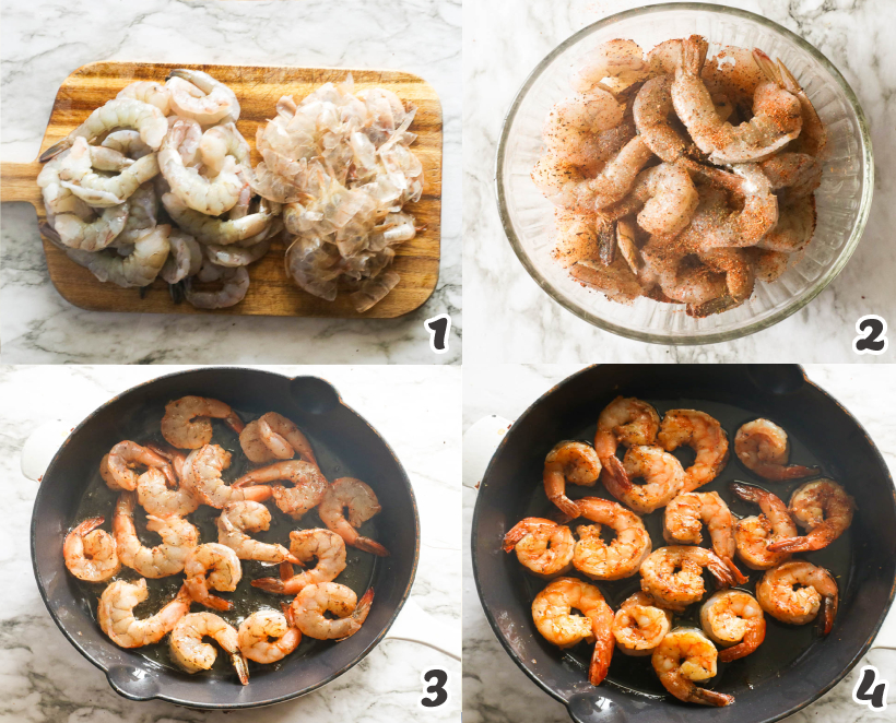 Cooking the Shrimp 