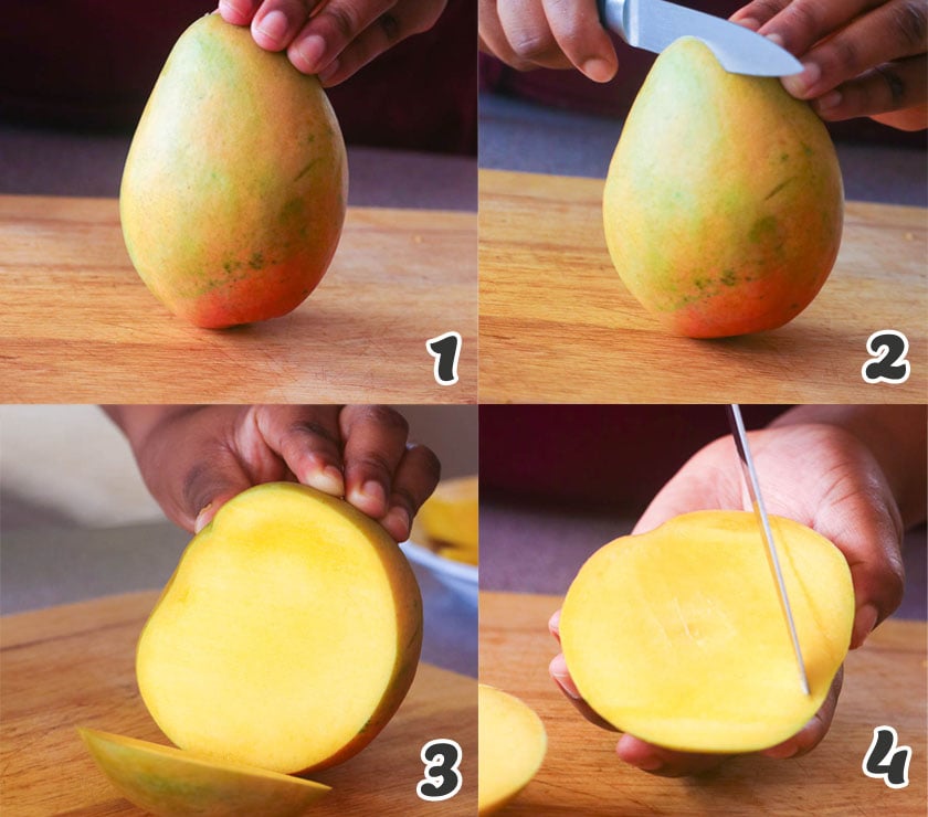 How to Cut a Mango - The No Peel Method