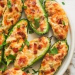 Freshly baked jalapeno poppers.