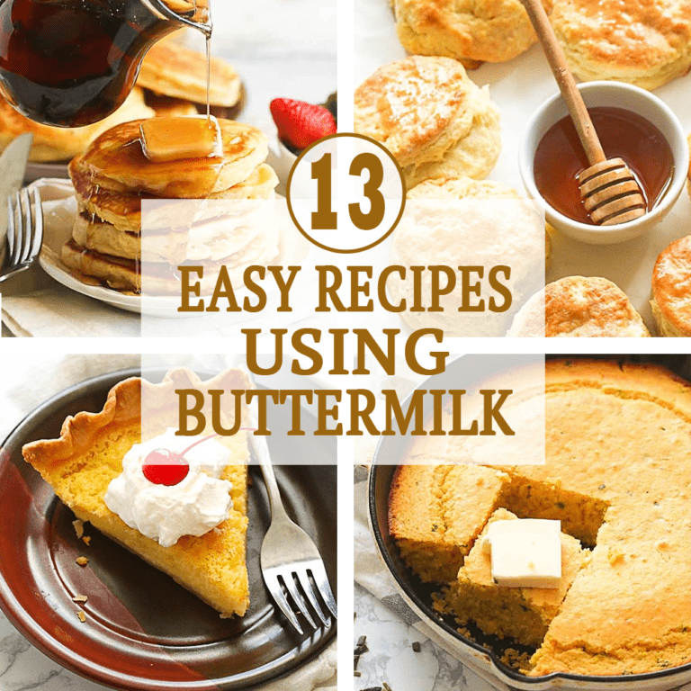 Easy Recipes Using Buttermilk.