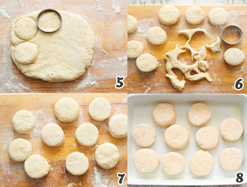 Cutting and shaping the dough
