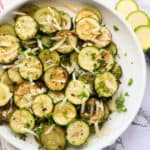 Sauteed zucchini