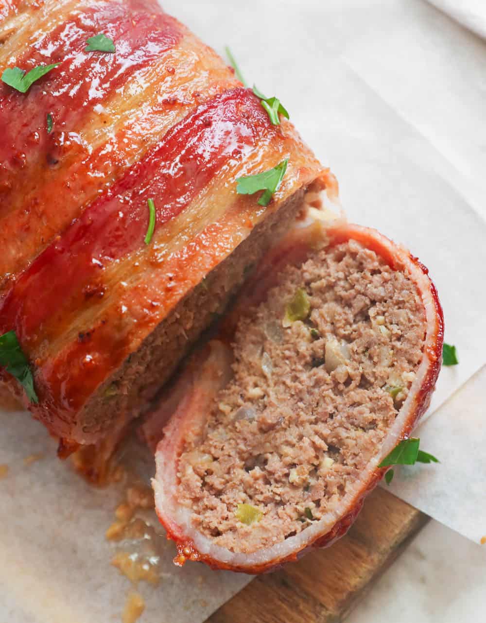Bacon Wrapped Meatloaf Immaculate Bites