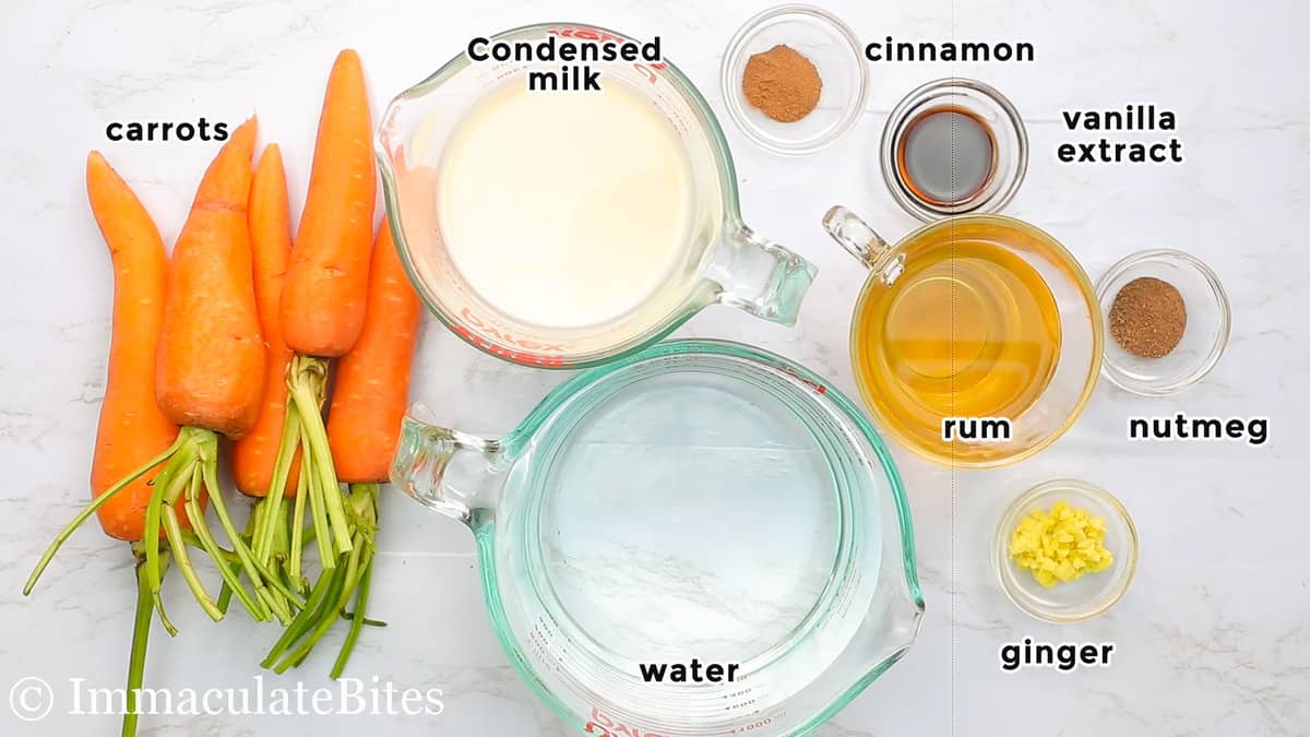 jamaican carrot juice ingredients