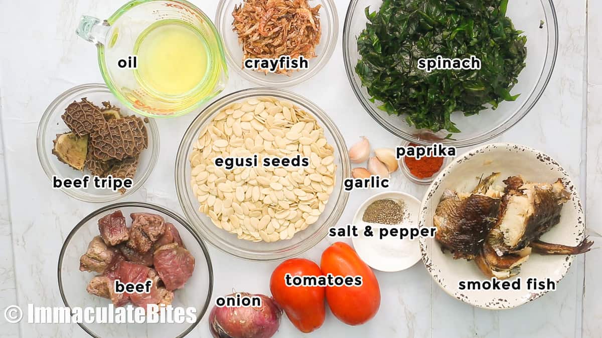 egusi soup ingredients