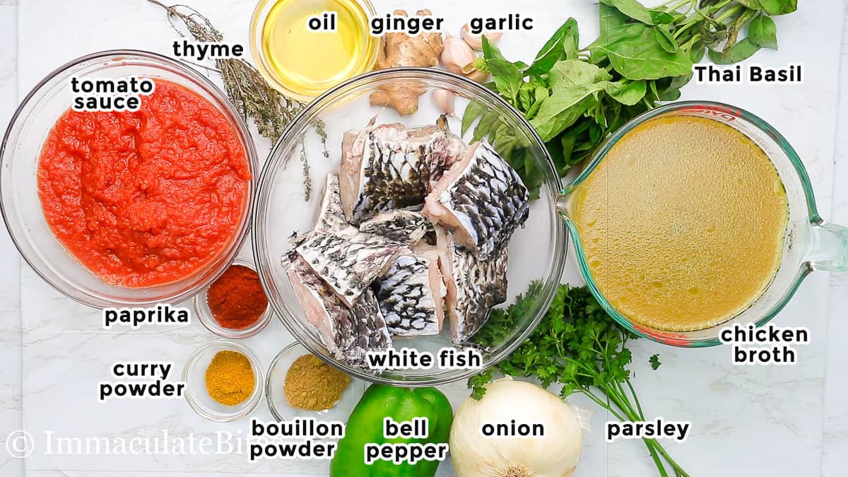fish stew ingredients