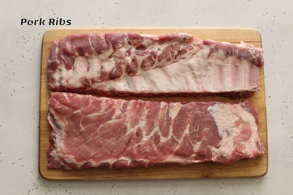 The perfect slab of baby back ribs