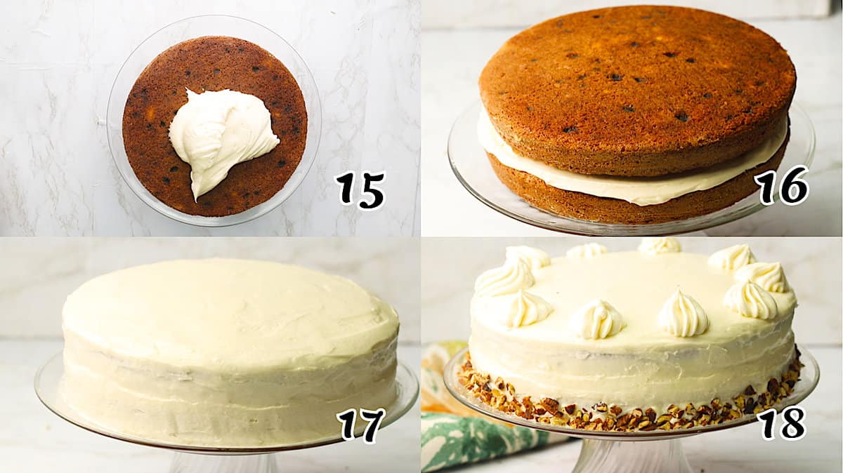 Frost the cake and enjoy.