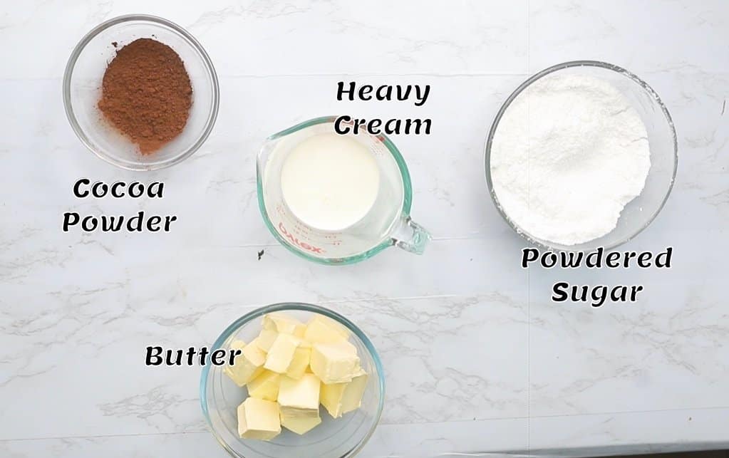 What you need to frost your chocolate mayonnaise cake