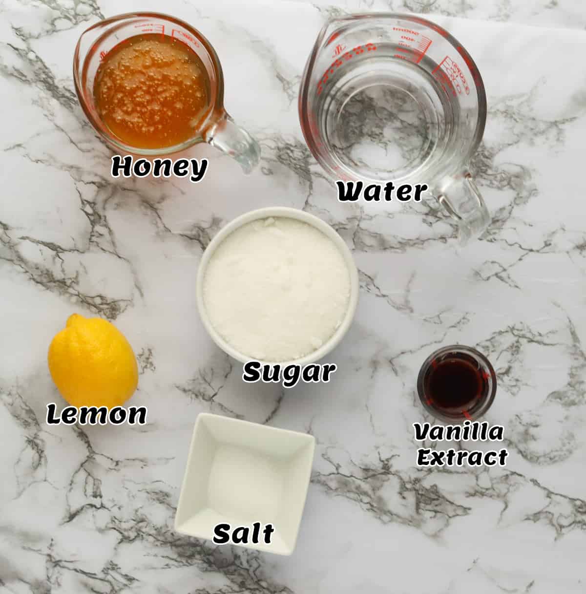 What you need to make the syrup