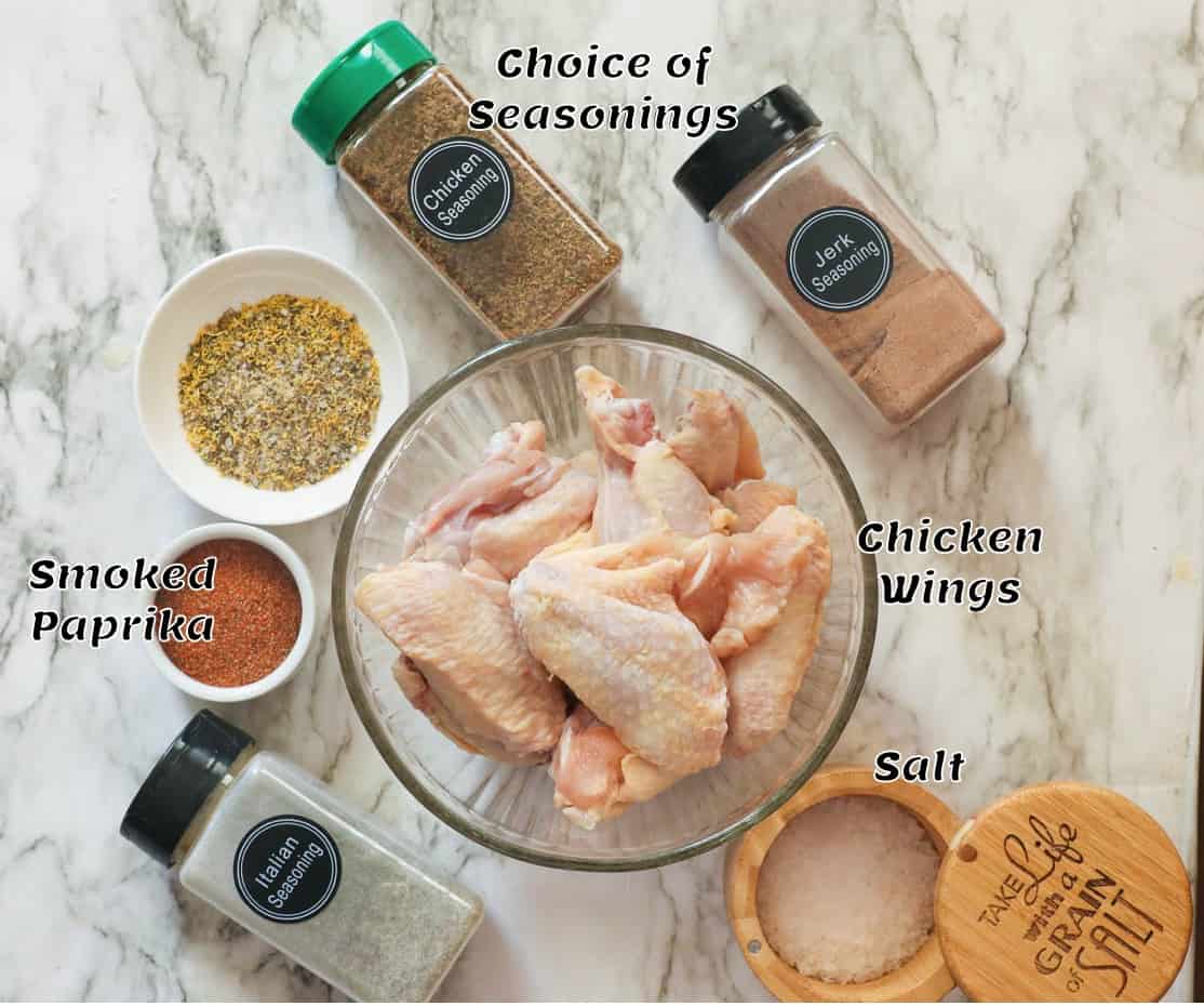 What you need to make crispy grilled chicken wings